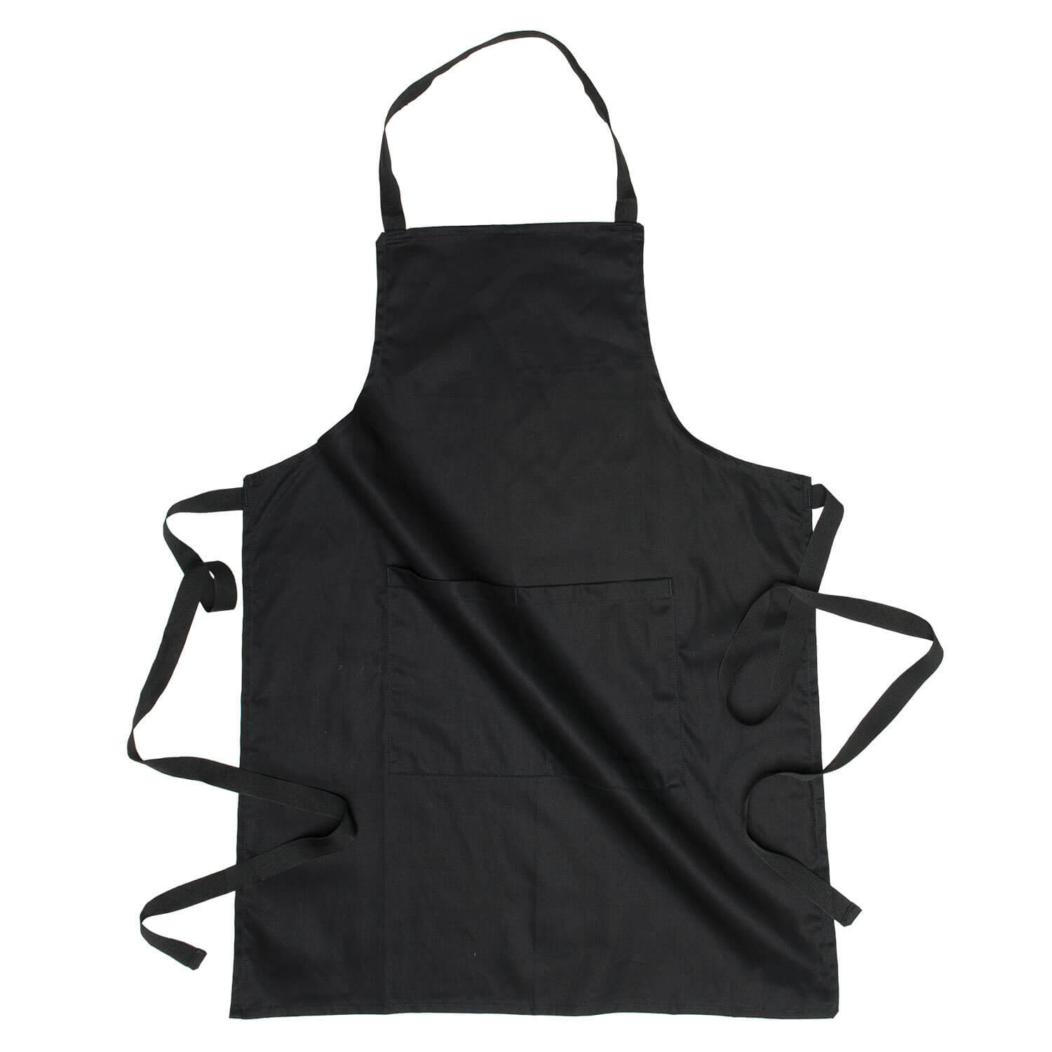javlin full chefwear kitchen apron black 4650 BL PC