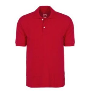 jonsson classic regular fit cotton red golfer