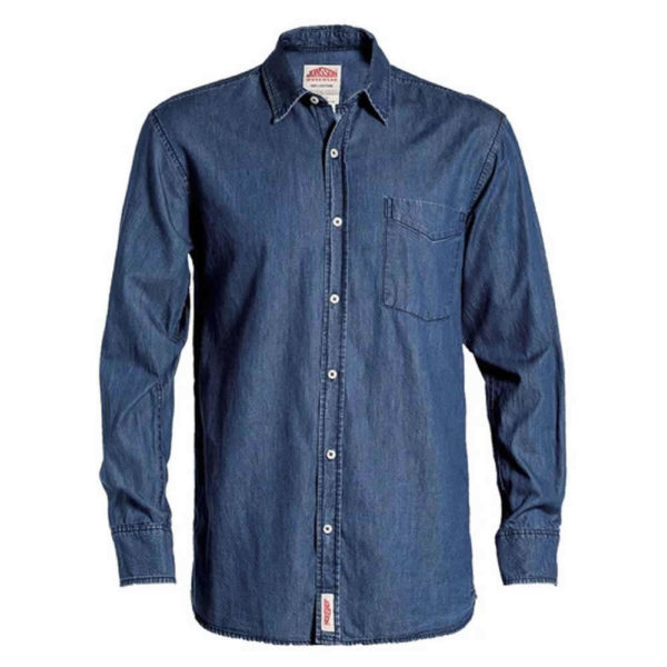 jonsson legendary one pocket long sleeve denim shirt 3