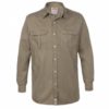 jonsson legendary vented cotton long sleeve shirt khaki