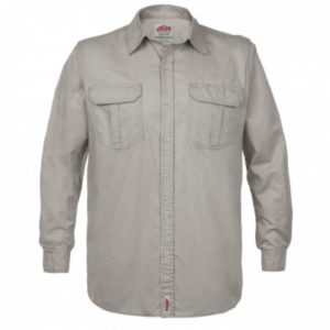 jonsson legendary vented cotton long sleeve shirt stone